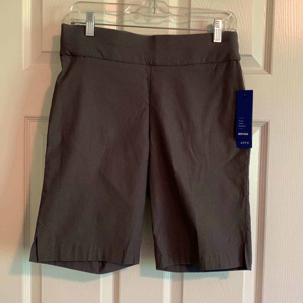 Gray Bermuda dress shorts. Size 8.